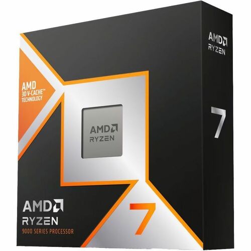 Processeur AMD Ryzen 7 9000 9850X3D Octa-core (8 Core) 4,70 GHz - Vente au détail Pack - 96 Mo Cache L3 - 8 Mo Cache L2 - 