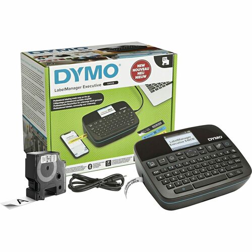 Dymo LabelManager 640 CB Electronic Label Maker - Thermal Transfer - 20 mm/s Mono - Tape6 mm, 9 mm, 12 mm, 19 mm, 24 mm - 