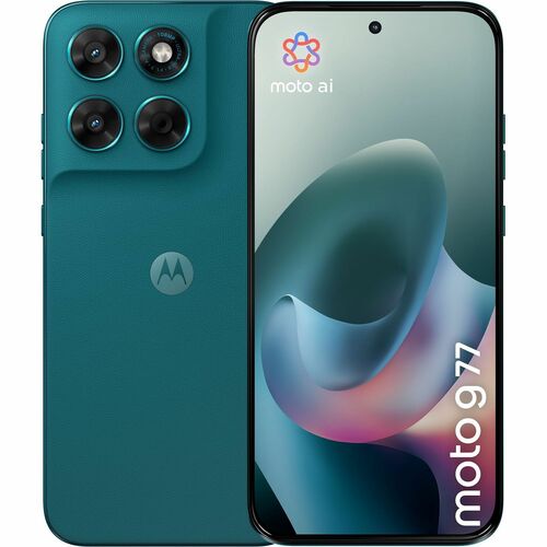 Motorola Mobility moto g77 128 GB Smartphone - 17.2 cm (6.8") Extreme AMOLED 1.5K 1272 x 2772 - Octa-core (Cortex A76Dual-