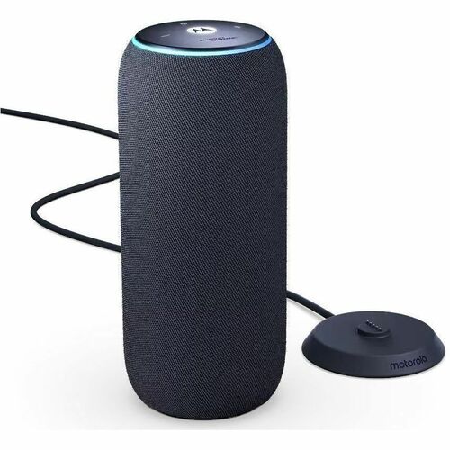 Motorola Mobility Portable Bluetooth Speaker System - 30 W RMS - Carbon - Wireless LAN - Battery Rechargeable