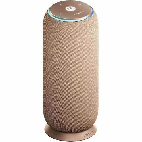 Motorola Mobility Portable Bluetooth Speaker System - 30 W RMS - Warm Taupe - Wireless LAN - Battery Rechargeable