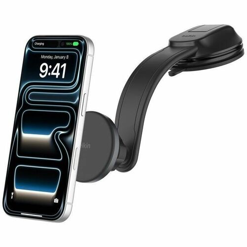 Belkin BoostCharge Smartphone, Car, iPhone SmartPhone Holder - Landscape - Aluminium Alloy - 1 - Magnetic, Wireless Chargi