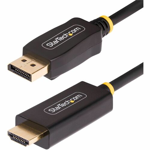 StarTech.com Cavo DisplayPort a HDMI da 1m, Cavo Adattatore DP a HDMI 2.0b 4K 60Hz con HDR, Convertitore Video Attivo Disp