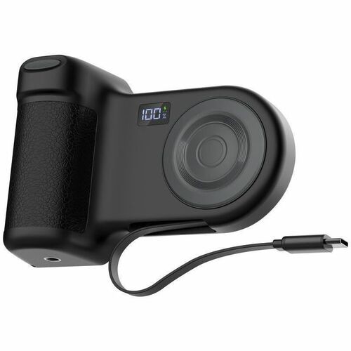 Stage PowerGrip Magnetic Charging Camera Grip with Power Bank - Charcoal