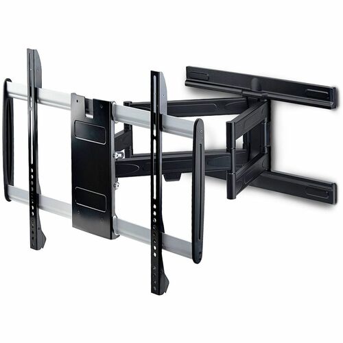 StarTech.com Wall Mount for Flat Panel Display, TV - Silver, Black - Horizontal - TAA Compliant - 1 Display(s) Supported -