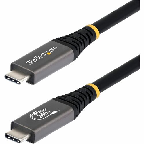 1.5m (5ft) USB4 Cable 80Gbps USB-IF Certified USB-C Cable 240W PD 8K 120Hz/4K 240Hz DP2.1 DP80 TPE Jacket Thunderbolt 4 Co