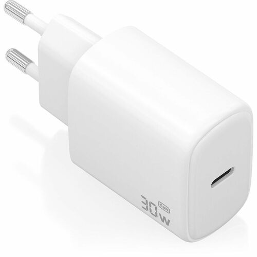 CARGADOR GAN 30W USB-C PD3.0 BLANCO