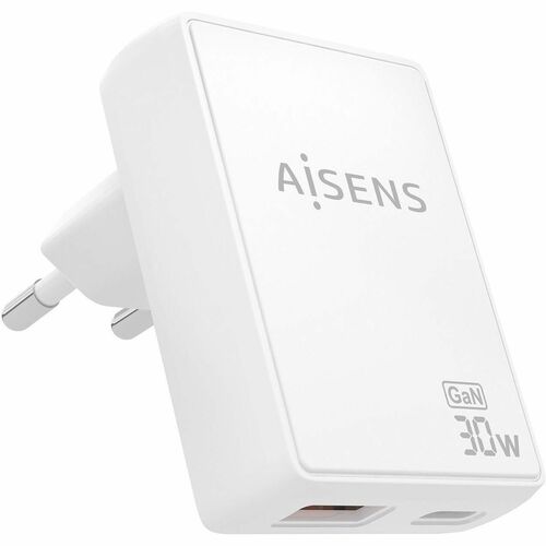 CARGADOR GAN ULTRA DELGADO 30W USB-C PD3.0 QC4.0 USB-A QC3.0