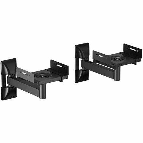 SOPORTE DE PARED GIRATORIO INCLINABLE PARA ALTAVOCES NEGRO