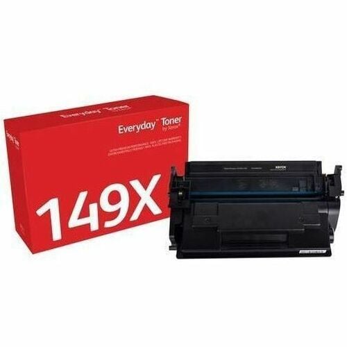Everyday™ Black Toner by compatible with HP 149X (W1490X), High capacity. Black toner page yield: 9500 pages, Printing col