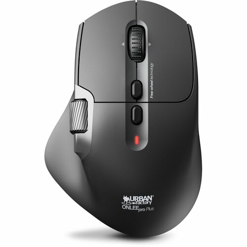 Souris Urban Factory ONLEE PRO Plus - Bluetooth/Radio Fréquence - USB Type A - Optique - 10 Bouton(s) - Noir - PC, Mac - S