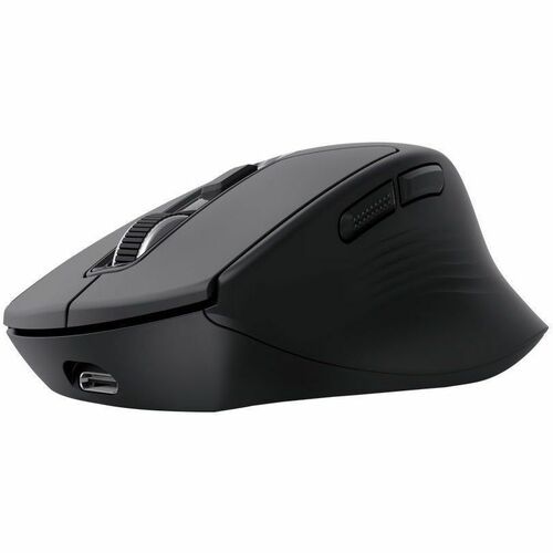 Souris Trust Niven Taille moyenne - Bluetooth/Radio Fréquence - USB 2.0 Type C - Optique - 7 Bouton(s) - Noir - Sans fil -