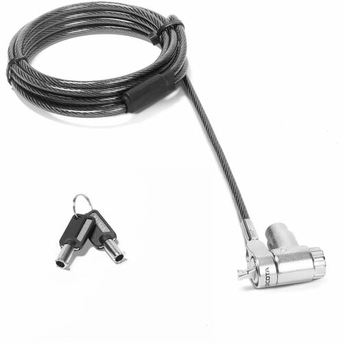 Câble de verrouillage Dicota Pour Ordinateur Portable, Moniteur, Projecteur, Imprimante - 200 cm (78,74"") Câble - Fermetu