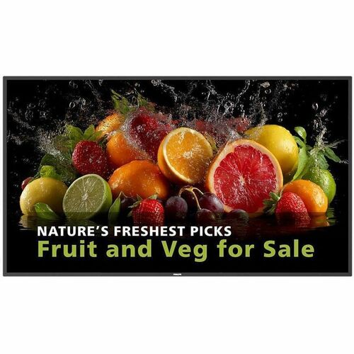 55IN D-LINE. UHD. 600CD. 24/7 ANDROID 14. MEDIAPLAYER.WIFI BT