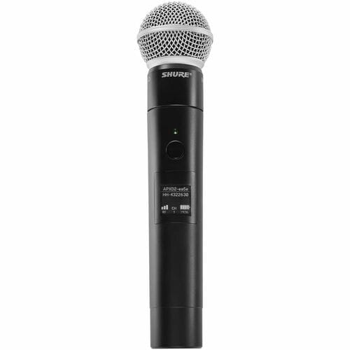 Shure Microflex MXW2X/SM58 Wired Dynamic Microphone for Conferencing - Black - Cardioid