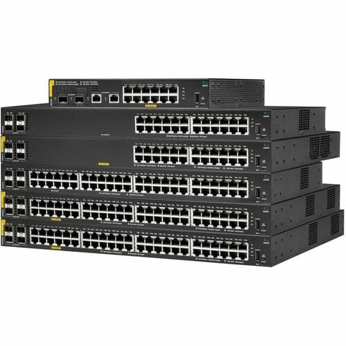 Aruba CX 6000 24 Ports Manageable Ethernet Switch - Gigabit Ethernet - 10/100/1000Base-T, 1000Base-X - 2 Layer Supported -