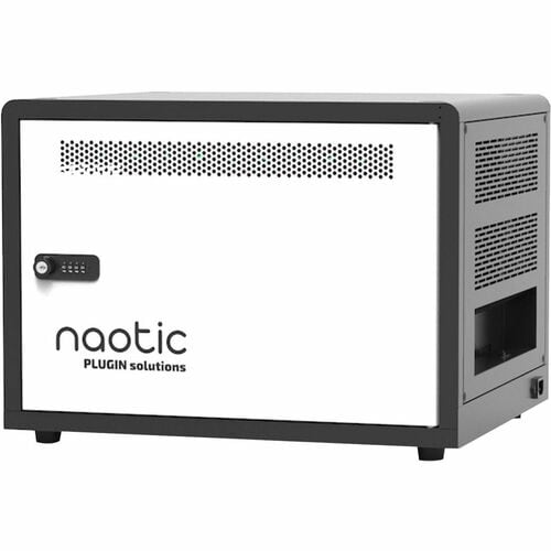 Naotic Charging Cabinet - 10 Devices Supported - 41.7 cm Height x 49.5 cm Width x 34.8 cm Depth - For Tablet, Smartphone, 