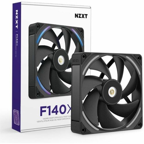 NZXT RF-U14PN-B1 Cooling Fan - PC, Motherboard, Radiator, Heatsink - 140 mm Maximum Fan Diameter - 1 x Fan(s) - 197.08m³/h