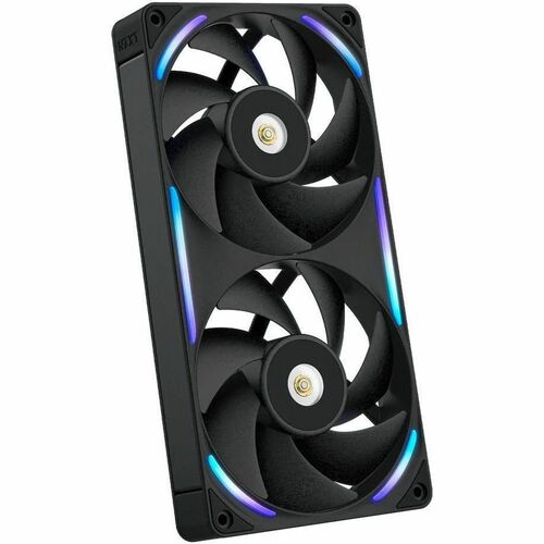 NZXT RF-U24PN-B1 Cooling Fan - PC, Radiator, Heatsink - 120 mm Maximum Fan Diameter - 2 x Fan(s) - 176.70m³/h Maximum Airf