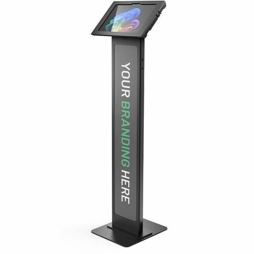 Compulocks Surface Pro Copilot+ PC 12" , Apex Enclosure Brandable Floor Stand - Black - Surface Pro Copilot+ PC 12" , Apex