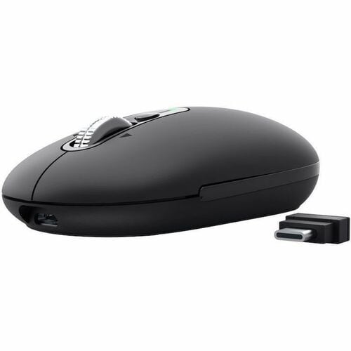 Souris Trust Seron Taille moyenne - Bluetooth/Radio Fréquence - USB 2.0 Type A, USB 2.0 Type C - Optique - 7 Bouton(s) - N