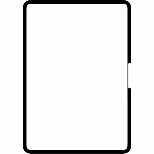 Displex PaperSense 5H PVC Displayschutz für Apple iPad Pro 11 (2024) - Transparent, Black Edge (Schwarz) - für 27,9 cm (11