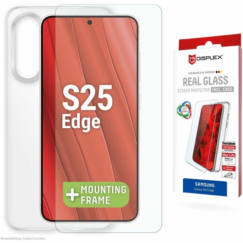 Displex Hülle für Samsung Galaxy S25 Edge Smartphone - Transparent - 1 - Thermoplastisches Polyurethan (TPU)