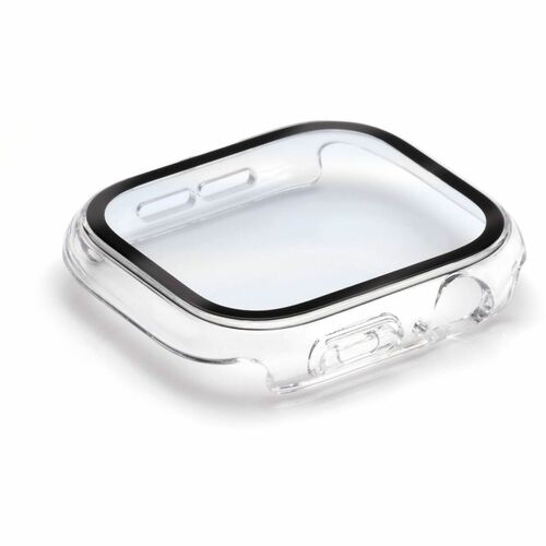 Displex 10H Glas, Polycarbonat Displayschutz für Apple Watch Series 7, Watch Series 8 - Transparent - 1 - für OLED Apple W