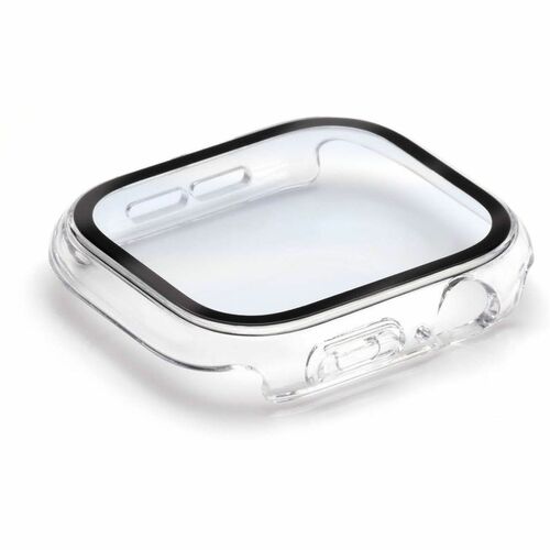 Displex 10H Glas, Polycarbonat Displayschutz für Apple - Transparent - 1 - für OLED Apple Watch - Wasserdicht, Schmutzabwe