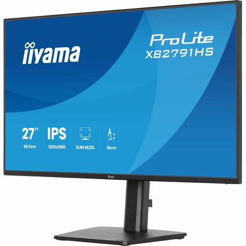iiyama ProLite XB2791HS-B1 27 Zoll Klasse Full HD LED-Monitor - 16:9 Format - Mattschwarz - 68,6 cm (27 Zoll) Viewable - I