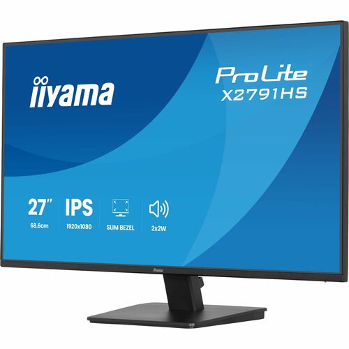 iiyama ProLite X2791HS-B1 27 Zoll Klasse Full HD LED-Monitor - 16:9 Format - Mattschwarz - 68,6 cm (27 Zoll) Viewable - IP