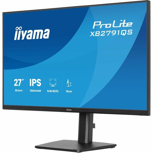 iiyama ProLite XB2791QS-B1 27 Zoll Klasse WQHD LED-Monitor - 16:9 Format - Mattschwarz - 68,6 cm (27 Zoll) Viewable - IPS-