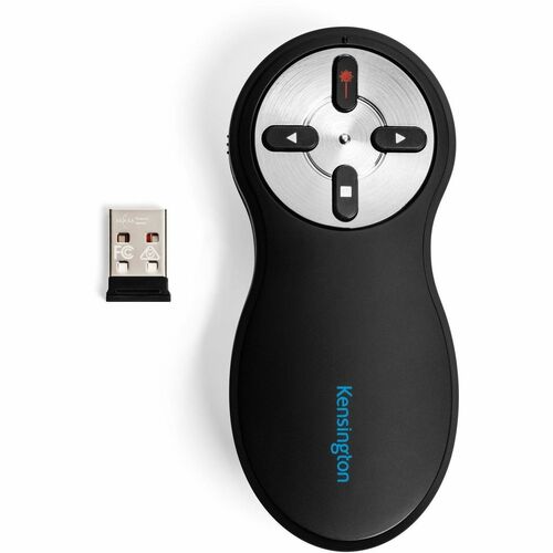 Kensington Si600 Wireless Device Remote Control - 20 m Operating Distance - BatteryBlack, White