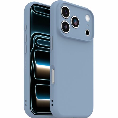 OtterBox Figura Smartphone Case - For Apple iPhone 17 Pro Smartphone - Velvety-Soft Textured - Polus (Blue) - Drop Resista