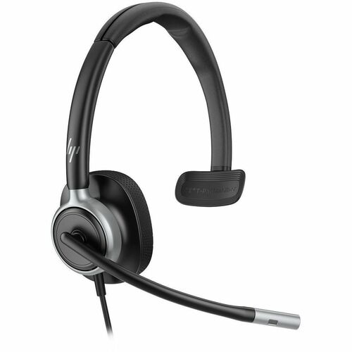 Poly Mission 600 615 Wired Over-the-head, On-ear Mono Headset - Black - Microsoft Teams Certification - Monaural - Supra-a