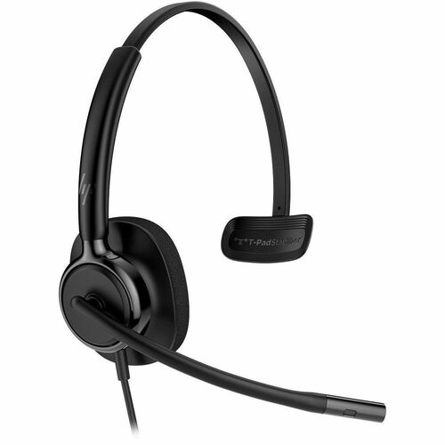 Poly Mission 400 415 Wired Over-the-head, On-ear Mono Headset - Black - Microsoft Teams Certification - Monaural - Supra-a