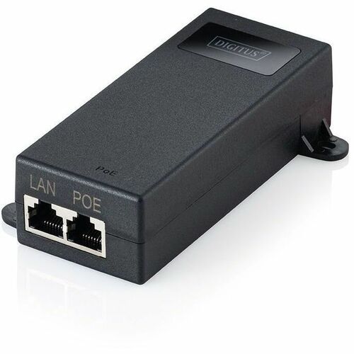 Digitus PoE++-Injektor - 120 V AC, 230 V AC Eingang - 1 x RJ-45 Eingangsport(s) - 1 x RJ-45 Ausgangsport(s) - 60 W - Schwarz