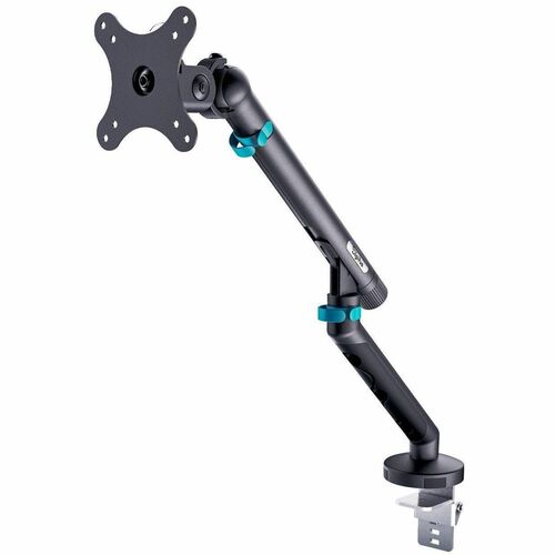 Digitus Desk Mount for Monitor, Flat Panel Display, Curved Screen Display - Black - Height Adjustable - 1 Display(s) Suppo