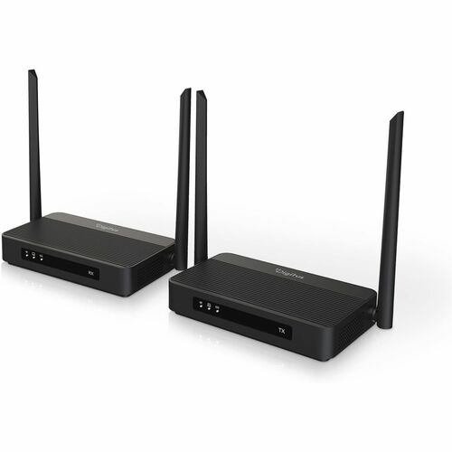 Digitus KVM Extender Transmitter/Receiver - Wireless - 100 m Range - 4K UHD - 4096 x 2160 Maximum Video Resolution - 3 x U