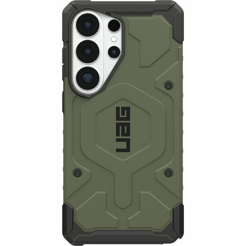 Urban Armor Gear Pathfinder Rugged Case for Samsung Galaxy S26 Ultra Smartphone - Hex Pattern - Olive Drab - Impact Resist
