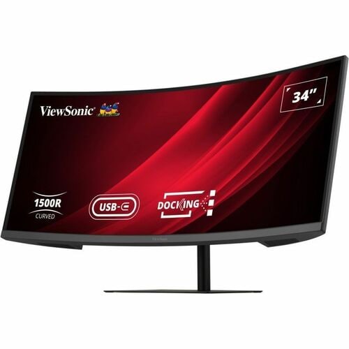Moniteur LED ViewSonic VG3419C-2 34" Classe UW-QHD Écran incurvé - 21:9 - 86,4 cm (34") Viewable - Vertical Alignment (VA)