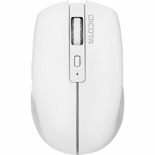 Dicota D32044 Mouse - Bluetooth/Radio Frequency - USB - Black - Wireless - 2.40 GHz - Rechargeable - 1600 dpi