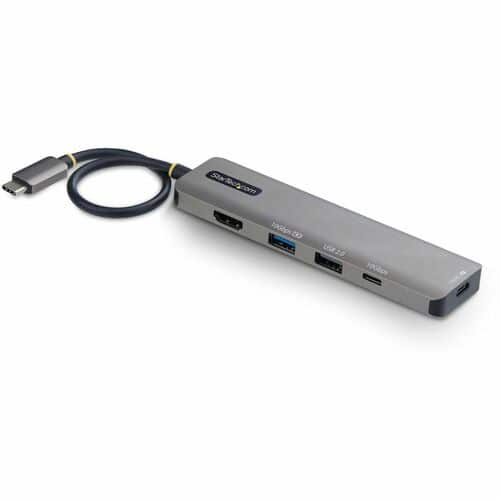 StarTech USB-C to HDMI Multiport Adapter with 140W PD Charging, 4K 60Hz HDMI, 2-Port USB 10Gbps Hub, 1x USB 2.0 Port, Type