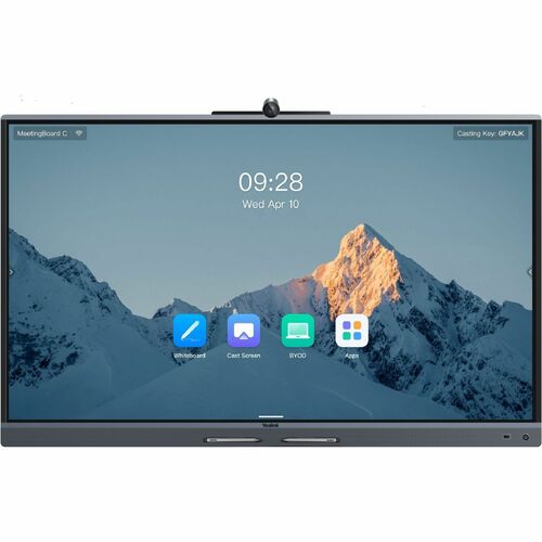 Yealink MeetingBoard 65C 1651 mm 4K UHD LCD Collaboration Display - 2.20 GHz - 8 GB - Infrared - Touchscreen - 3840 x 2160