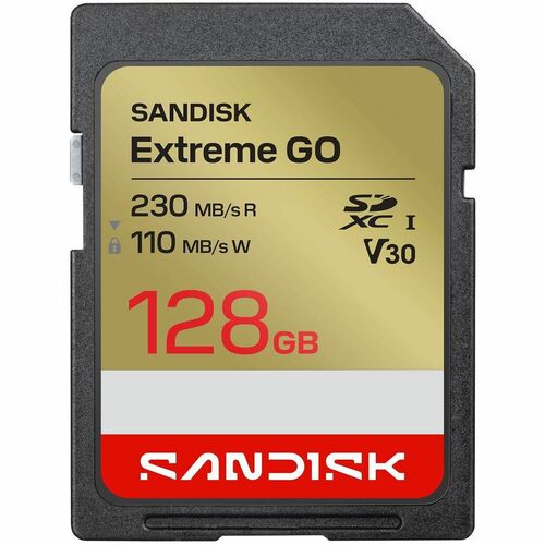Carte SDXC SanDisk - 128 Go - Classe 10/UHS-I (U3) - V30