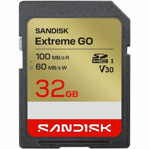 SDHC SanDisk - 32 GB - Classe 10 di tipo UHS-I (U3) - V30 - 100 MB/s Lettura