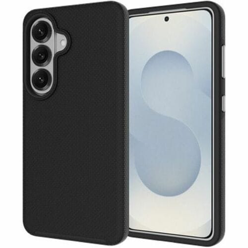 Coque Just in Case Durci - pour Samsung Galaxy S26 Smartphone - Relief - Noir - Relief - Résistant aux chocs, Résistant au