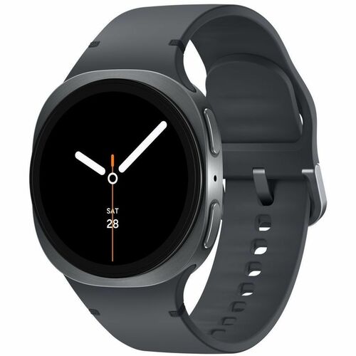 Samsung Galaxy Watch8 SM-L325F Smart Watch - Graphite Body Color - Armor Aluminum Case Material - Wireless LAN - 4G - LTE 