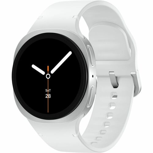 Samsung Galaxy Watch8 SM-L335F Smart Watch - 46 mm Case Height - 43.70 mm Case Width - Silver Body Color - Silver Case Col