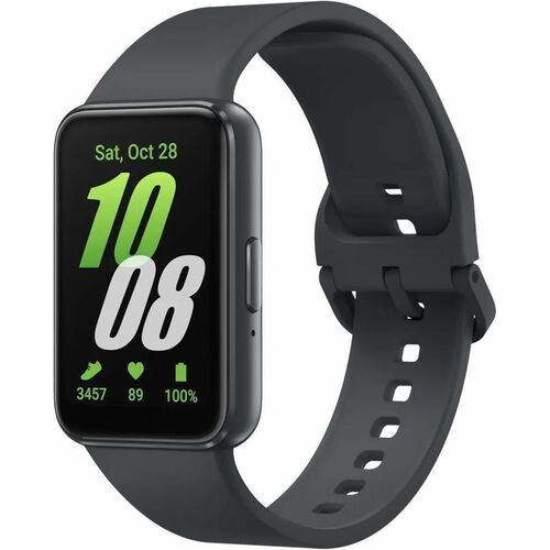 Samsung Galaxy Fit3 SM-R390 Smart Watch - 40 mm Case Height - Grey Body Color - Aluminium Body Material - Accelerometer, B